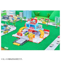 トミカワールド トミカビークルタウン ビッグに変形 2階だてバスロータリー(トミカ付き)