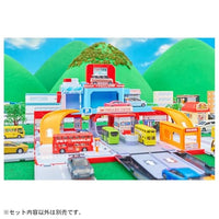 トミカワールド トミカビークルタウン ビッグに変形 2階だてバスロータリー(トミカ付き)
