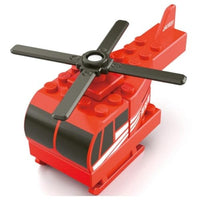 トミカ・プラレールブロック 消防ヘリコプター