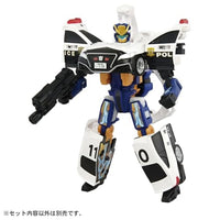 トミカ ジョブレイバー TJBDX ライジングポリスブレイバー デカライドアーマー白バイ DXセット