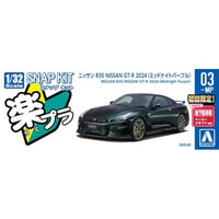 楽プラ スナップキット 03-MP ニッサン R35 NISSAN GT-R 2024(ミッドナイトパープル)