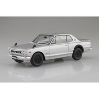 スナップカー 1/24 01-SI KPGC10 スカイラインHT 2000GT-R 1970 シルバー