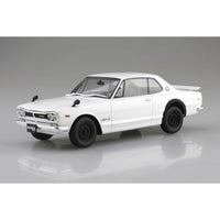 スナップカー 1/24 01-WH KPGC10 スカイラインHT 2000GT-R 1971 ホワイト