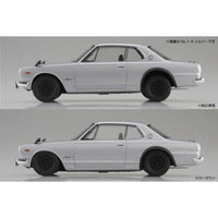 スナップカー 1/24 01-WH KPGC10 スカイラインHT 2000GT-R 1971 ホワイト