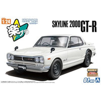 スナップカー 1/24 01-WH KPGC10 スカイラインHT 2000GT-R 1971 ホワイト