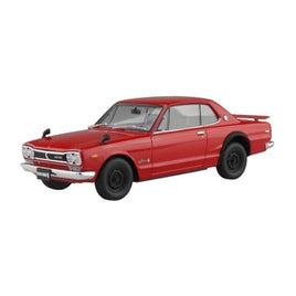 スナップカー 1/24 01-RE KPGC10 スカイラインHT 2000GT-R 1970 レッド