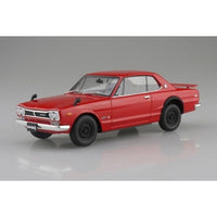 スナップカー 1/24 01-RE KPGC10 スカイラインHT 2000GT-R 1970 レッド