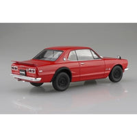 スナップカー 1/24 01-RE KPGC10 スカイラインHT 2000GT-R 1970 レッド