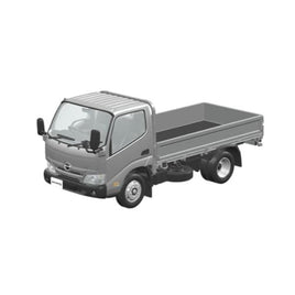 楽プラ スナップキット 23-SR 日野 デュトロ 平ボデー(シルバー)