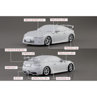 1/24 MFゴースト No.4 片桐 夏向 ZN6 TOYOTA86 第14巻 シーサイドダブルレーン仕様