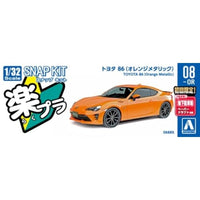 楽プラ スナップキット 08-OR トヨタ 86(オレンジメタリック)