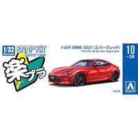 楽プラ スナップキット No.10-SR トヨタ GR86 2021(スパークレッド)