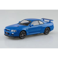 楽プラ スナップキット 12-BB ニッサン R34 スカイライン GT-R(ベイサイドブルー)