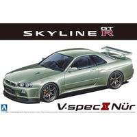 ザ☆モデルカー No.134 1/24 ニッサン BNR34 スカイラインGT-R V-SpecⅡ