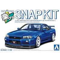楽プラ スナップキット 12CU-BB ニッサン R34スカイラインGT-Rカスタムホイール(ベイサイドブルー)
