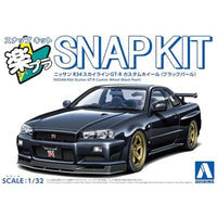 楽プラ スナップキット 12CU-BP ニッサン R34スカイラインGT-Rカスタムホイール(ブラックパール)
