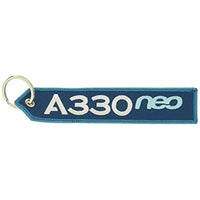 SH163 リモックス B キーチェーン エアバス A330 NEORBF160 x 30mm
