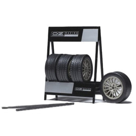 18SET015W IXO 1/18 タイヤセット OZ Superturismo WRC?シルバー