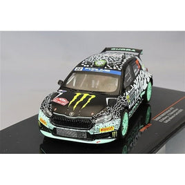 RAM918  IXO 1/43 シュコダ ファビア ラリー2 モンテカルロラリー2024 #22 O. Solberg / E. Edmondson