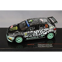 RAM918  IXO 1/43 シュコダ ファビア ラリー2 モンテカルロラリー2024 #22 O. Solberg / E. Edmondson