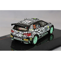 RAM918  IXO 1/43 シュコダ ファビア ラリー2 モンテカルロラリー2024 #22 O. Solberg / E. Edmondson