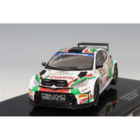 SPRAM958B IXO 1/43 GR ヤリス ラリー2  2024年 ラリージャパン  #30  クリストファー・イングラム  チームMEM Castrol ライトポッド付き