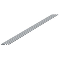 OM-400 プラ=材料 半丸棒 外径5.0mm 4本入