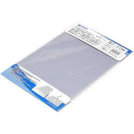 OM-410 プラ=プレート【グレー】目盛付き 厚さ2.0mm 目盛印刷:ブルー