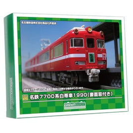 31819 名鉄7700系 白帯車1990(妻面窓付き)基本2両編成セット(動力付き)
