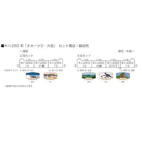 10-1895 キハ283系「オホーツク・大雪」 4両セット<遠軽・北見・美幌>