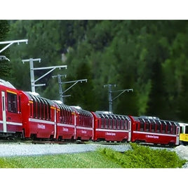 10-1656 レーティッシュ鉄道<ベルニナ急行(新ロゴ)> 増結セット(4両)