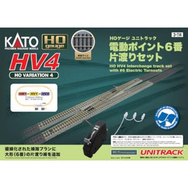 3-114 HV4 (HO)ユニトラック 電動ポイント6番片渡りセット