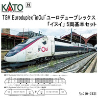 10-2131 TGV Euroduplex 'inOui' (ユーロデュープレックス 「イヌイ」) 5両基本セット