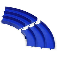 J-CUP Jrサーキット カーブ(青/赤)各4枚セット