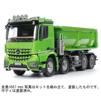 47523  1/14 電動RCカー ベンツ アロクス 4151 8x4 ダンプトラック (キャンディーグリーンエディション)