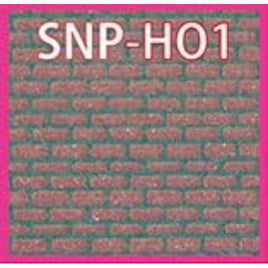 SNP-HO1 シーナリーペーパーHO レンガ 1枚入
