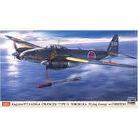 02494 1/72 空技廠 P1Y1 陸上爆撃機  銀河 11型 '横須賀航空隊' w/魚雷