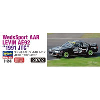 20702 1/24 ウェッズスポーツ AAR レビン AE92 '1991 JTC'