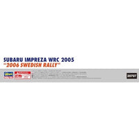 20707 1/24 スバル インプレッサ WRC 2005 '2006 スウェディッシュ ラリー'