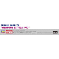 20768 1/24 スバル インプレッサ メモリアル ベッテーガ 1993