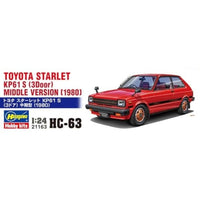 HC63 1/24 トヨタ スターレット KP61 S(3ドア)中期型(1980)