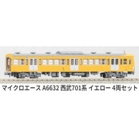 A6632 西武701系 イエロー 4両セット