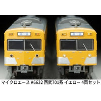 A6632 西武701系 イエロー 4両セット