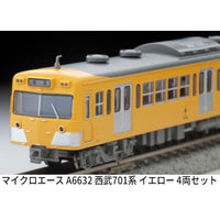 A6632 西武701系 イエロー 4両セット