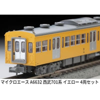 A6632 西武701系 イエロー 4両セット