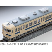 A9587 MA'sチョイス クハ115-604 新福知山色+瀬戸内色 2両セット