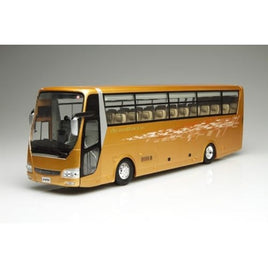 BUS-4 EX-1 1/32 三菱ふそうエアロクイーン スーパーハイデッカー(バスガイド&バス運転手フィギュア付き)