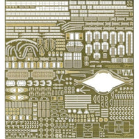 装備品-2EX-4 1/200 集める装備品シリーズ №2 EX-4 1/200 戦艦大和 艦橋(純正エッチングパーツ/台座用木甲板シール付き