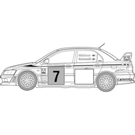 ID-311 1/24 インチアップシリーズ №311 ランサーエボリューションVII WRCラリーモデル