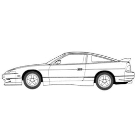 峠-4 1/24 峠シリーズNo.4 ニッサン 180SX(RPS13)後期型